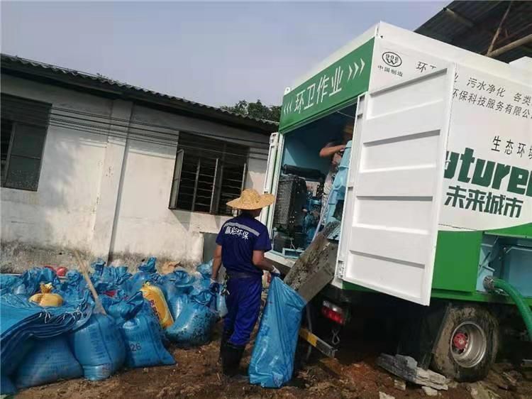 察哈尔右翼后工业污泥压干处理
